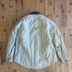 【超美品】H&M エイチアンドエム S ジャケット パデッド ライトベージュの画像