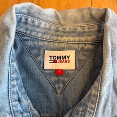 【美品】Tommy Jeans デニム ショートスリーブシャツ Sサイズ L相当の画像