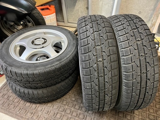 マルチ対応13インチ タイヤ ホイールセット