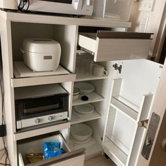 中古品)キッチンボード レンジ台の画像