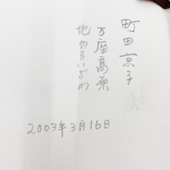 【額装済】水彩画 風景画 虹光 町田京子 万座高原 2003年作 絵画の画像
