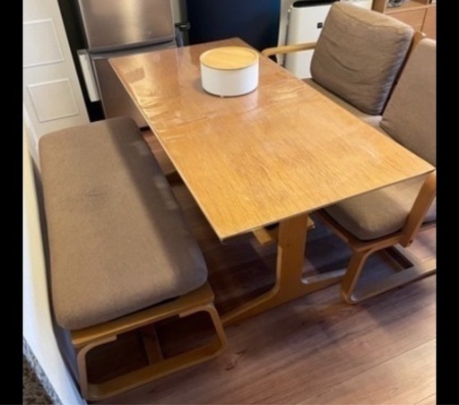 ダイニング4点セット|無印良品 リビングでもダイニングでもつかえるシリーズ