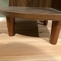 コーナーラック　棚　三段　木目調の画像