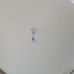 えと飾り皿1　馬・陶器の画像