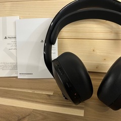 【超美品　純正品】PlayStation PULSE 3D ワイヤレスヘッドフォン セット の画像