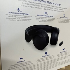 【超美品　純正品】PlayStation PULSE 3D ワイヤレスヘッドフォン セット の画像