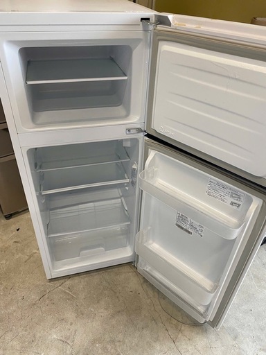 NO B574?福岡市内配送設置無料✨?ハイセンス 【右開き】120L 2ドアノンフロン冷蔵庫 エディオンオリジナル ホワイト HR-