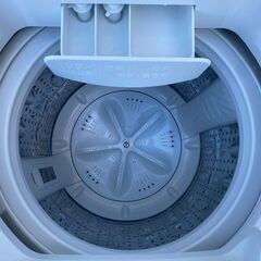 【⭐️全額返金保証⭐️】★ヤマダセレクト 全自動電気洗濯機 YWM-TV80G1 2021年製の画像