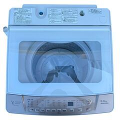 【⭐️全額返金保証⭐️】★ヤマダセレクト 全自動電気洗濯機 YWM-TV80G1 2021年製の画像