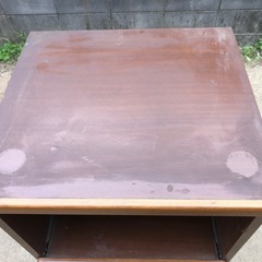 格安❣️志水木工　木製レンジ台 引出しのツマミ外れてます 49cm×45cm×高さ112cmの画像