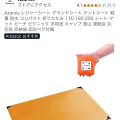 レジャーシートの画像