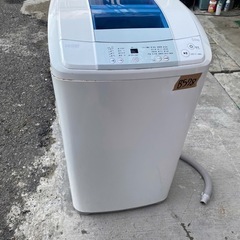 NO B578🌈福岡市内配送設置無料✨🌈W-K50K-W 全自動洗濯機 Joy Series ホワイト [洗濯5.0kg /乾燥機能無 /上開き]の画像