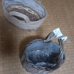 フラワーアレンジ かごの画像