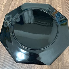 縁起の良い八角形のトレイ　30cmほどの画像