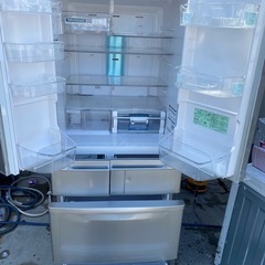 NO B577🌈福岡市内配送設置無料✨🌈日立 HITACHI 冷蔵庫（475L・クールグレー）真空チルドSプレミアム R-SF48ZM-Hの画像