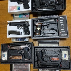 東京マルイガスガン6本の画像