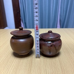 小さい壺のようき容器の画像