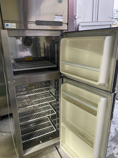 【ホシザキ】【業務用】【中古】　冷凍冷蔵庫　HRF-63A◎　1冷凍1冷蔵　単相100V W625xD800xH1910mm