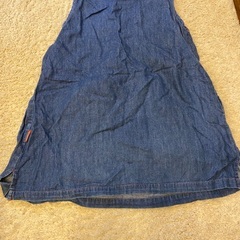 子供服デニムワンピース120の画像