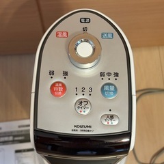 コイズミ送風機能付きファンヒーター　
の画像