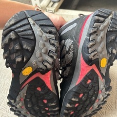 THE NORTH FACE 登山靴 グレー/赤 25.5cmの画像