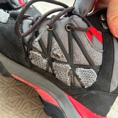 THE NORTH FACE 登山靴 グレー/赤 25.5cmの画像