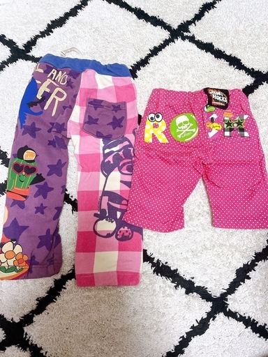 JAM キャラクター柄 パンツ 90cm 4点セット