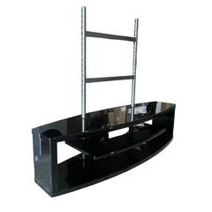 ◻テレビスタンド 壁掛け ブラックの画像