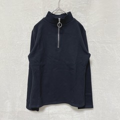 【Electric Circus】レディース 長袖 おしゃれアイテム 黒 ジップアップ ハイネック トップス ストレッチ素材 長袖の画像