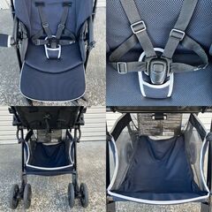 Smart Angel A型ベビーカー「デ・ヨーネ レジェ e」 NAVYの画像
