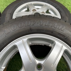 スタッドレスタイヤ&ホイール4本　145/80R13
の画像
