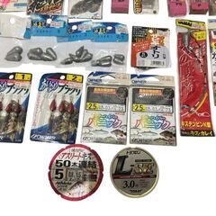 ○ 釣具22点セット　 ルアー　ハリ　オモリ　 収納バックの画像