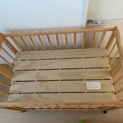 大和屋　折りたたみベビーベッドFLの画像