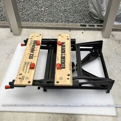 BLACK+DECKER WORKMATE WM536 作業台 ワークテーブル  ワークベンチ ベンチツールスタンド 万力 ソーホース 折りたたみ 中古の画像