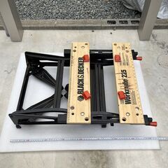 BLACK+DECKER WORKMATE WM536 作業台 ワークテーブル  ワークベンチ ベンチツールスタンド 万力 ソーホース 折りたたみ 中古の画像