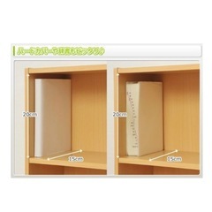 本棚（山善）6 段　文庫　コミック収納ラック　定価6480円  中古の画像