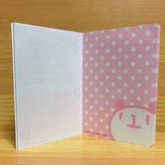 パンダ メッセージカード メモ帳の画像
