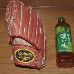 少年野球用グローブ２点セット左利き用、一つからでも可。の画像