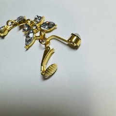 へそピ💎クリップタイプへそピアス・ピアスホール無くても装着可能・1回使用美品の画像