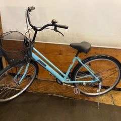 6段変速　26インチ自転車　水色の画像