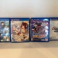 【中古】PS Vita 本体とソフト4本セットの画像