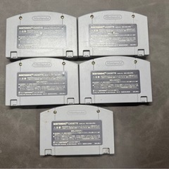 【レトロ】NINTENDO64ソフト5本セットの画像