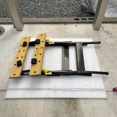 コーナン オリジナル 万能作業台 LFX-50-076 ワークベンチ パウダーコーティング エンジニアリングウッド 中古の画像