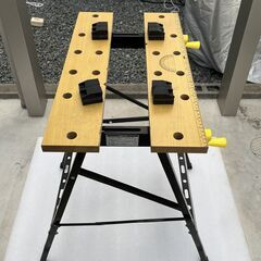 コーナン オリジナル 万能作業台 LFX-50-076 ワークベンチ パウダーコーティング エンジニアリングウッド 中古の画像