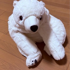 IKEAホッキョクグマぬいぐるみ60cmの画像