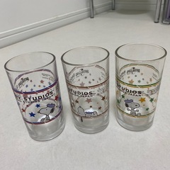 新品 ガラスグラス　スヌーピーの画像