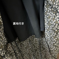 【ワンピース】cheek 花柄7分袖ワンピースの画像