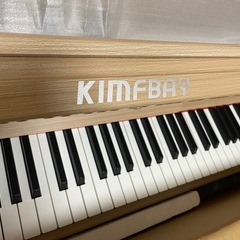 新品【木目調】電子ピアノ　ベージュの画像