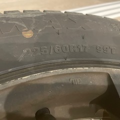 スタッドレス225/60R17　の画像
