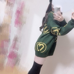 ニットワンピの画像